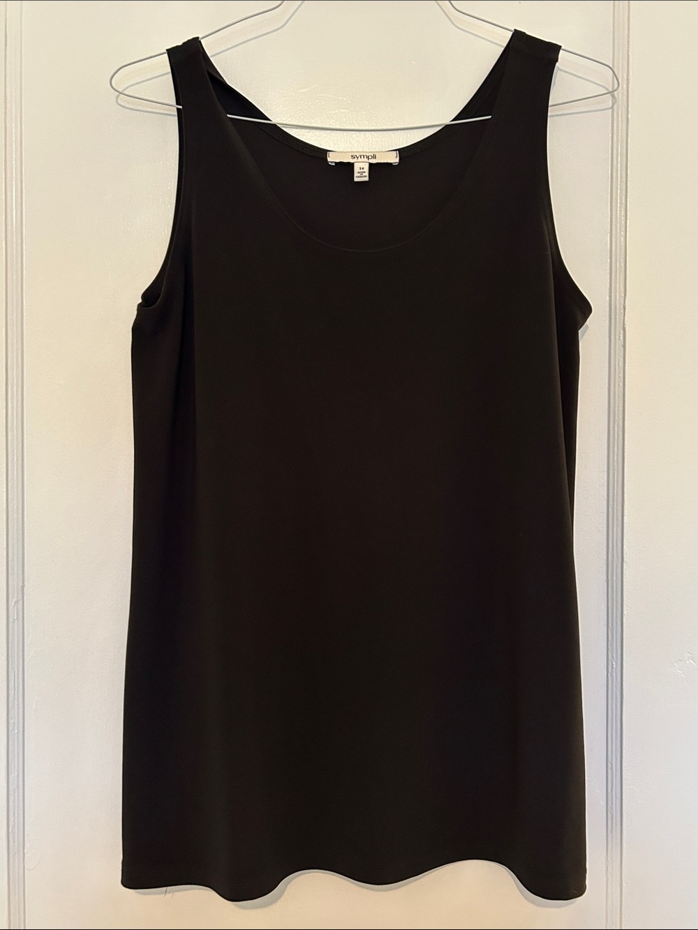 Sympli Black Scoop Neck Tank 14